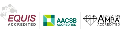 EQUIS, AACSB, and AMBA accredited