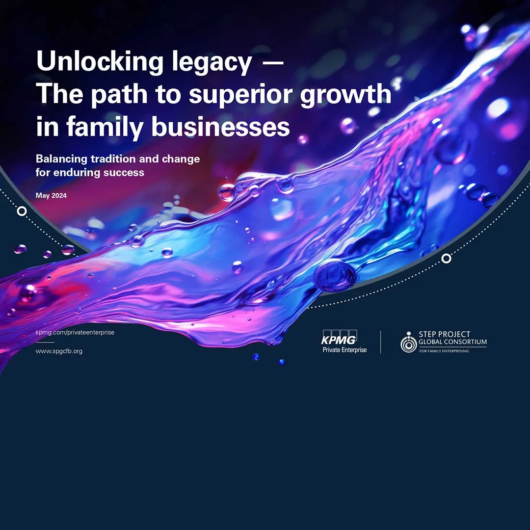 SPJIMR CFBE contributes to a global report on the legacy of family business with STEP and KPMG.