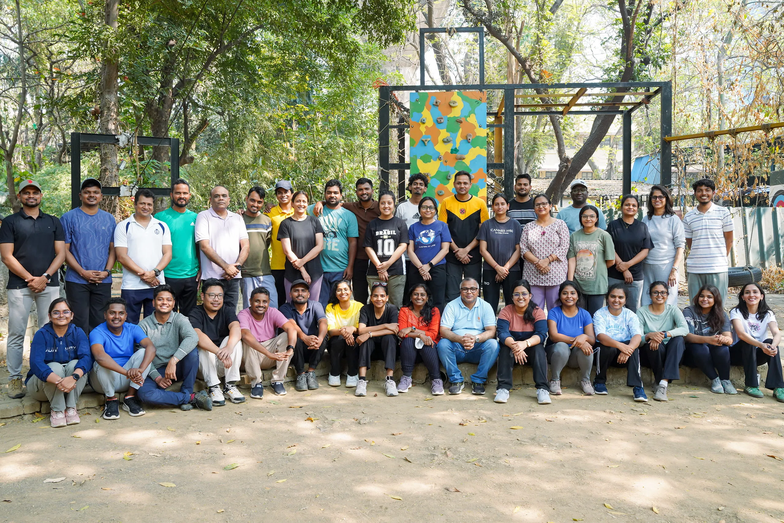 SPJIMR PGPDM batch on campus at SPJIMR.