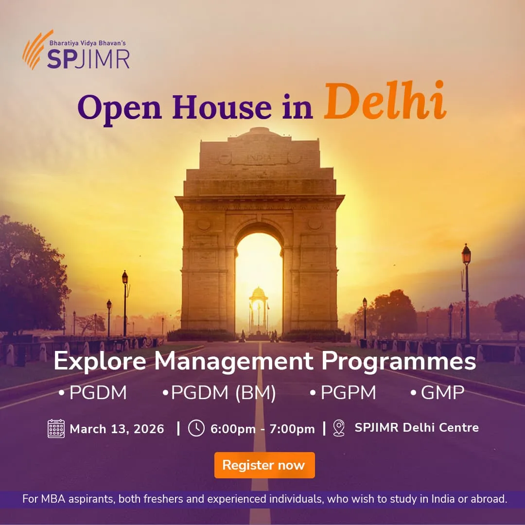 SPJIMR Open House in Delhi