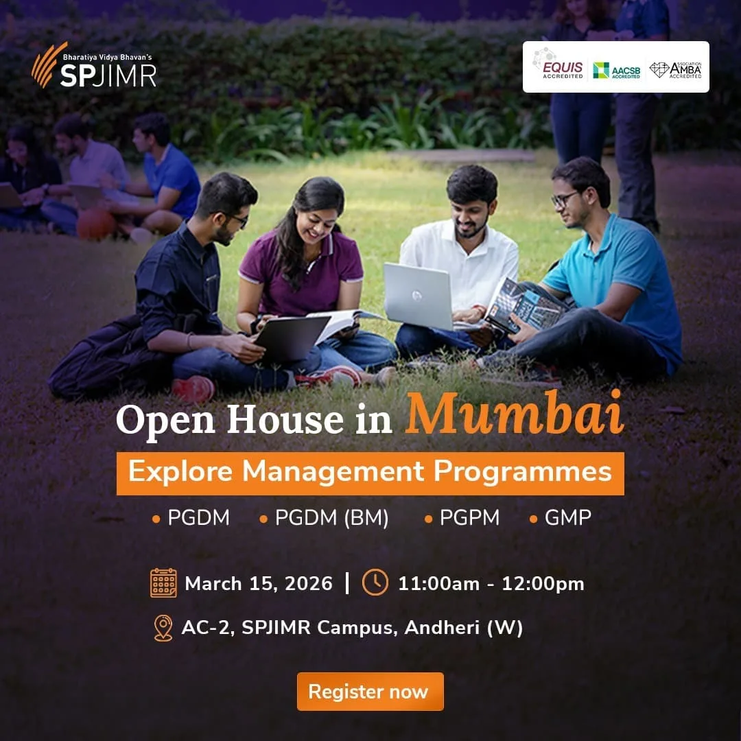 SPJIMR Open House in Mumbai