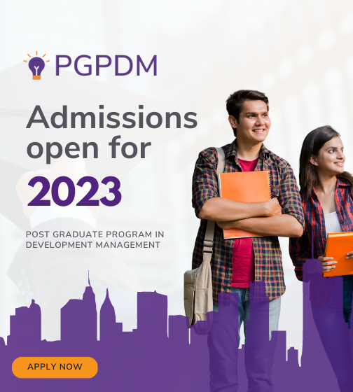 PGPDM Admissions Open