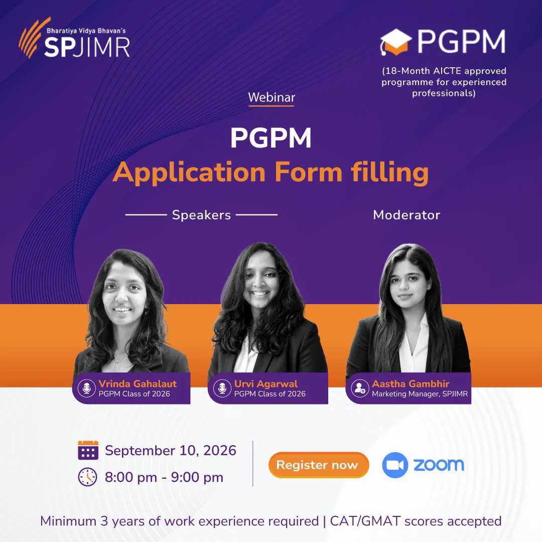 PGPM webinar: How to build a strong application