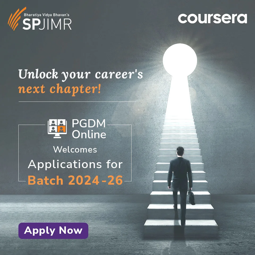 Apply now for the PGDM Online Batch 2024-2026