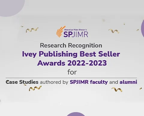 SPJIMR faculty & alumni receive Ivey Publishing Best Seller Awards