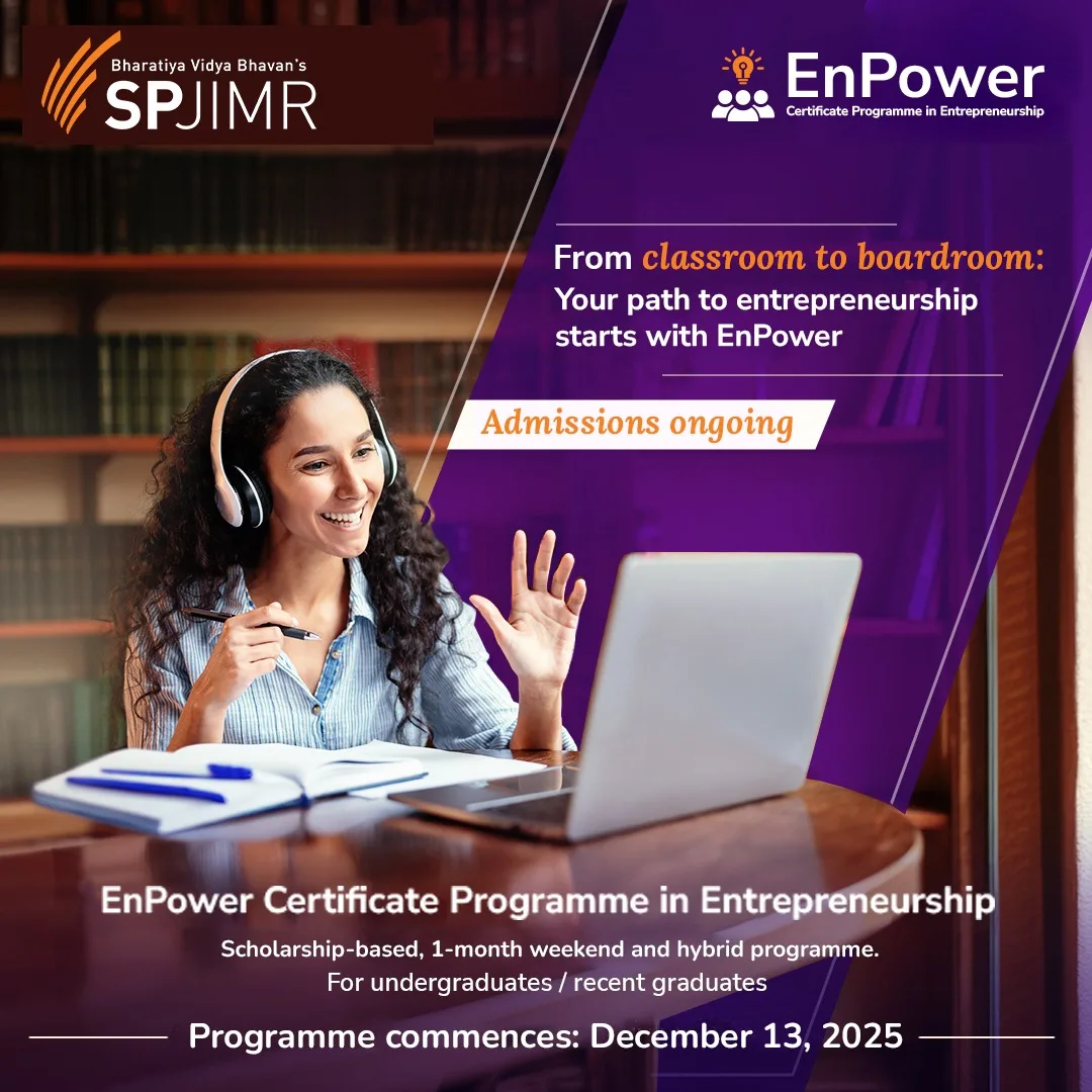 EnPower Certificate Programme in Entrepreneurship admissions open