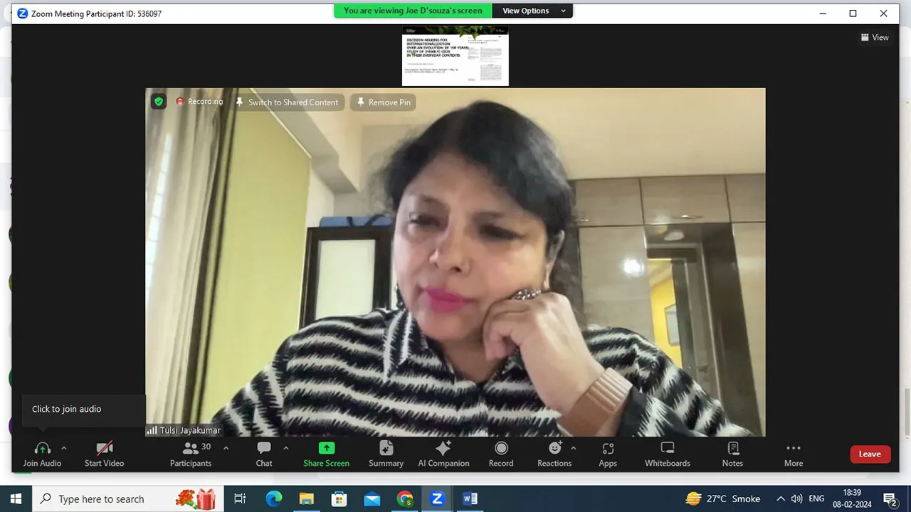 SPJIMR hosts the STEP Conversation Series for the year 2024.