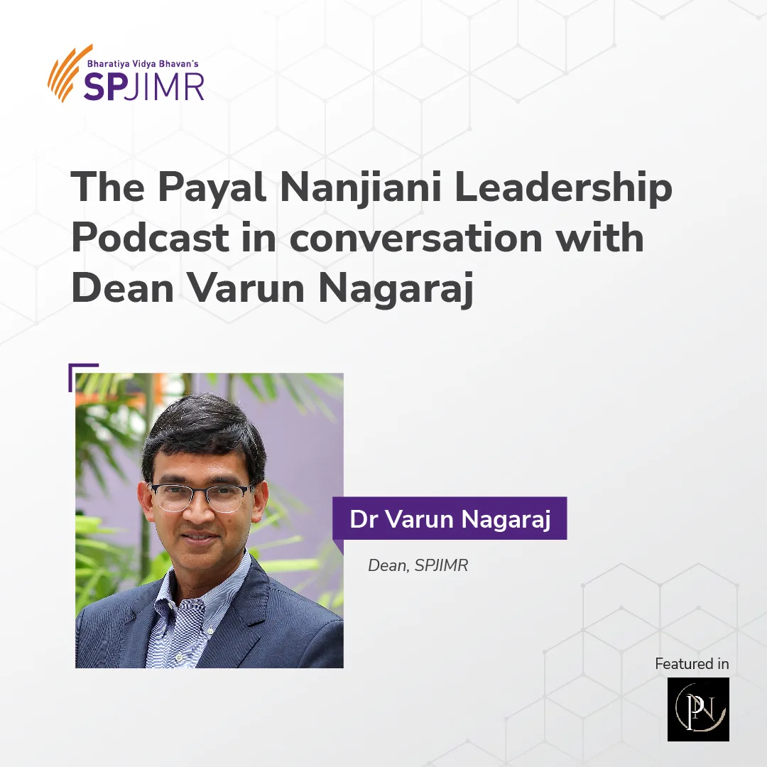 Leadership Podcast with SPJIMR Dean