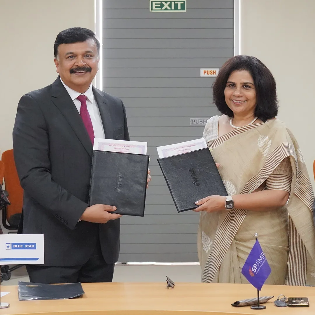 SPJIMR signs MoU with Blue Star Limited