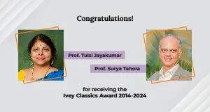 Ivey Research Recognition