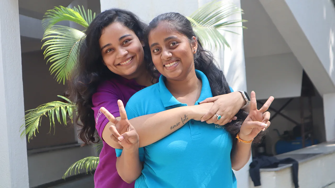 PGDM participants meeting their Abhyudaya Sitaras.