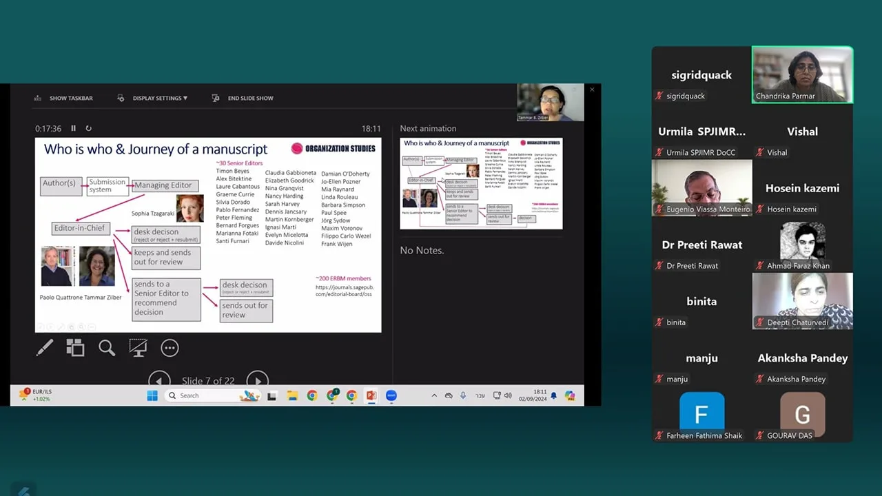DoCC hosts paper development masterclass