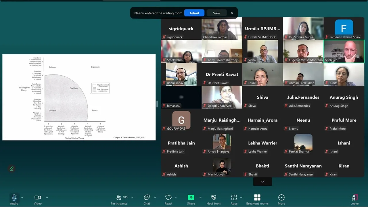 DoCC hosts paper development masterclass