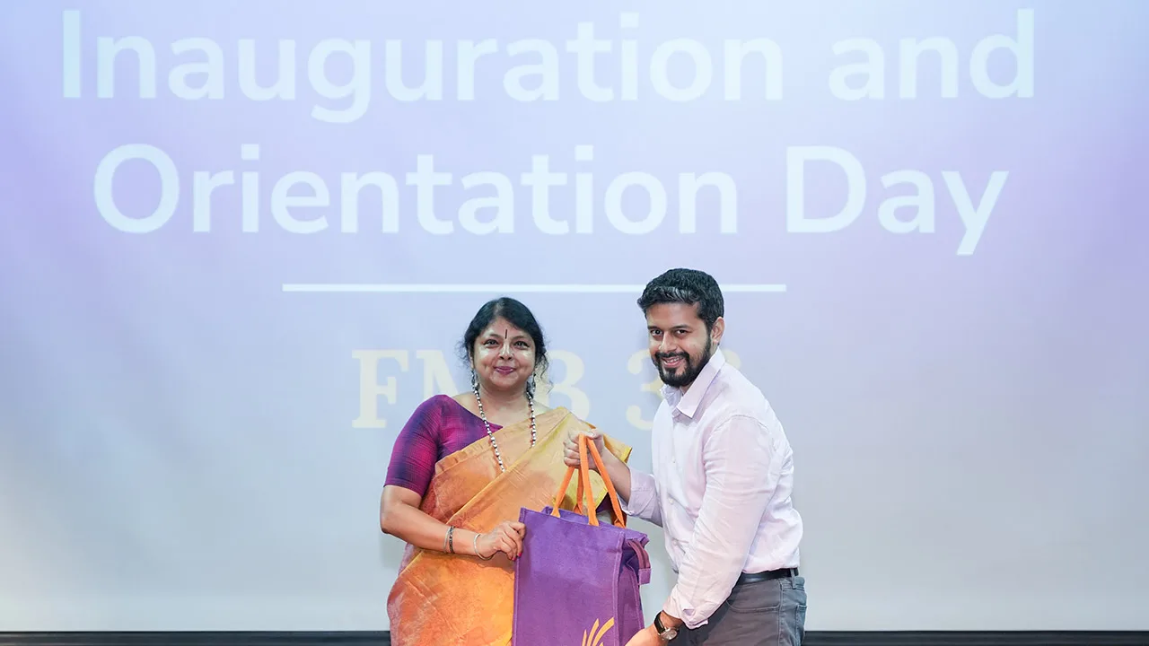 SPJIMR welcomes new PGPFMB participants.