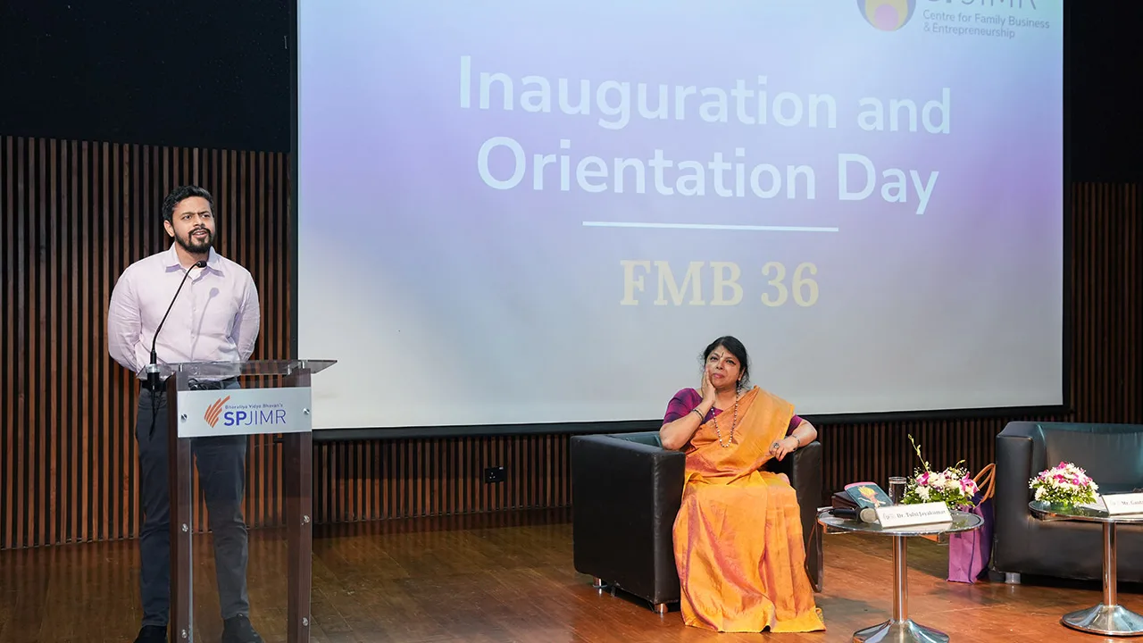 Inauguration and Orientation Day of PGPFMB batch 36.