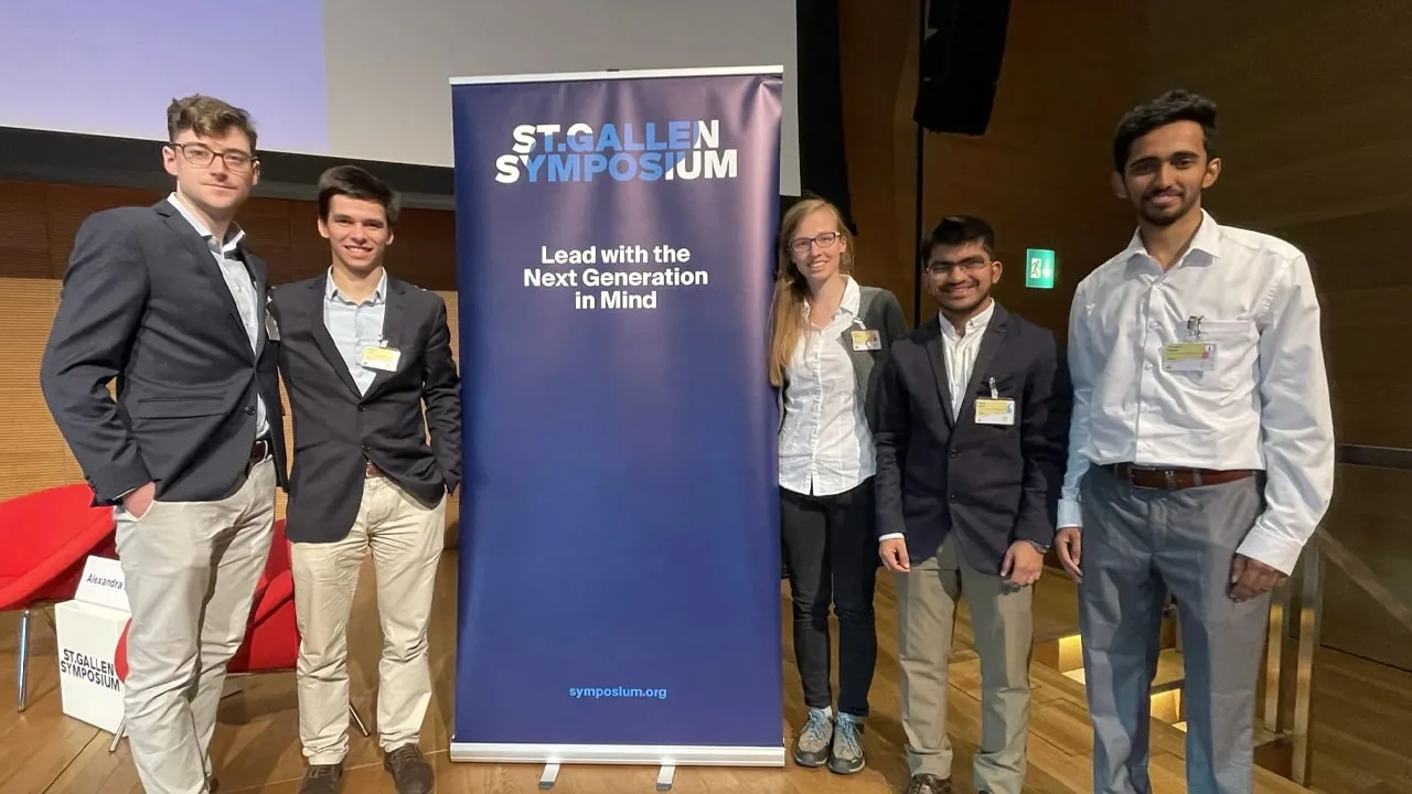 SPJIMR participants attend the 52nd St. Gallen’s Symposium