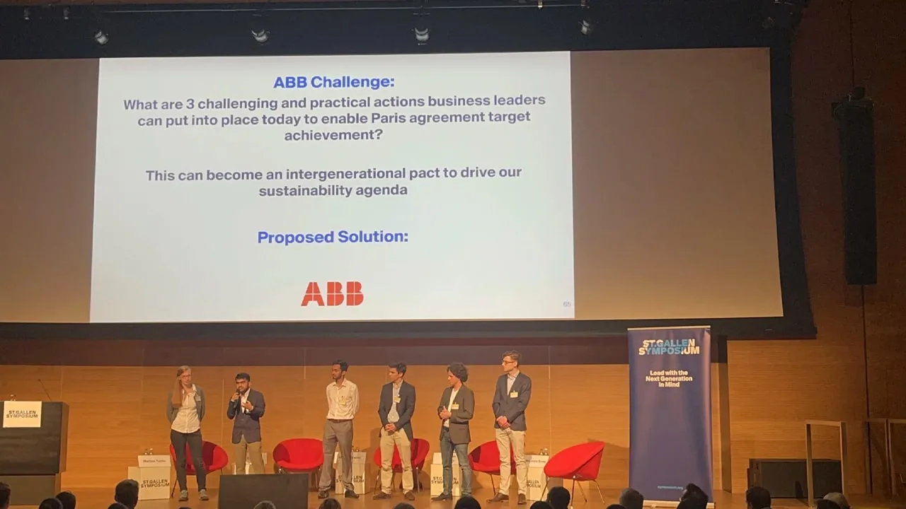 SPJIMR participants attend the 52nd St. Gallen’s Symposium