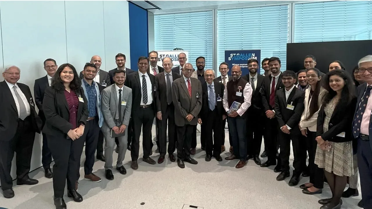 SPJIMR participants attend the 52nd St. Gallen’s Symposium