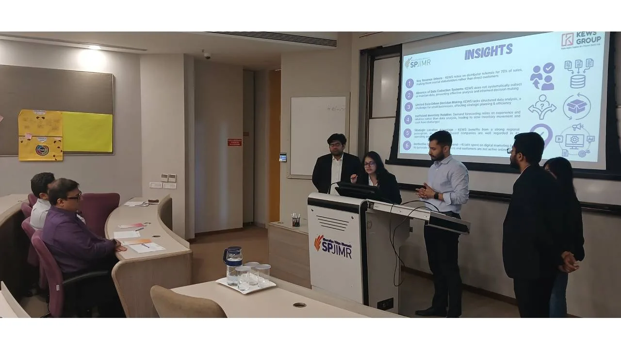 SPJIMR participants engaged in problem-solving sessions at Confluence 2025.