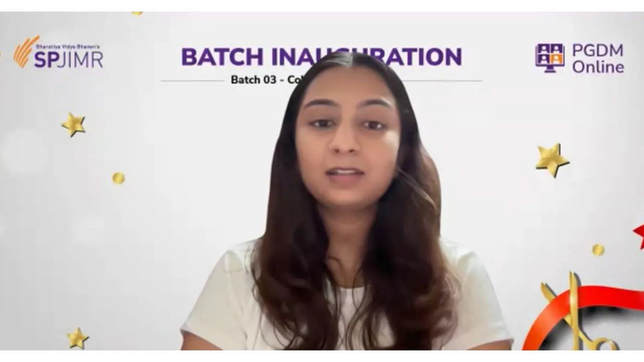 SPJIMR PGDM Online participants marking the beginning of a transformative journey for aspiring future leaders.