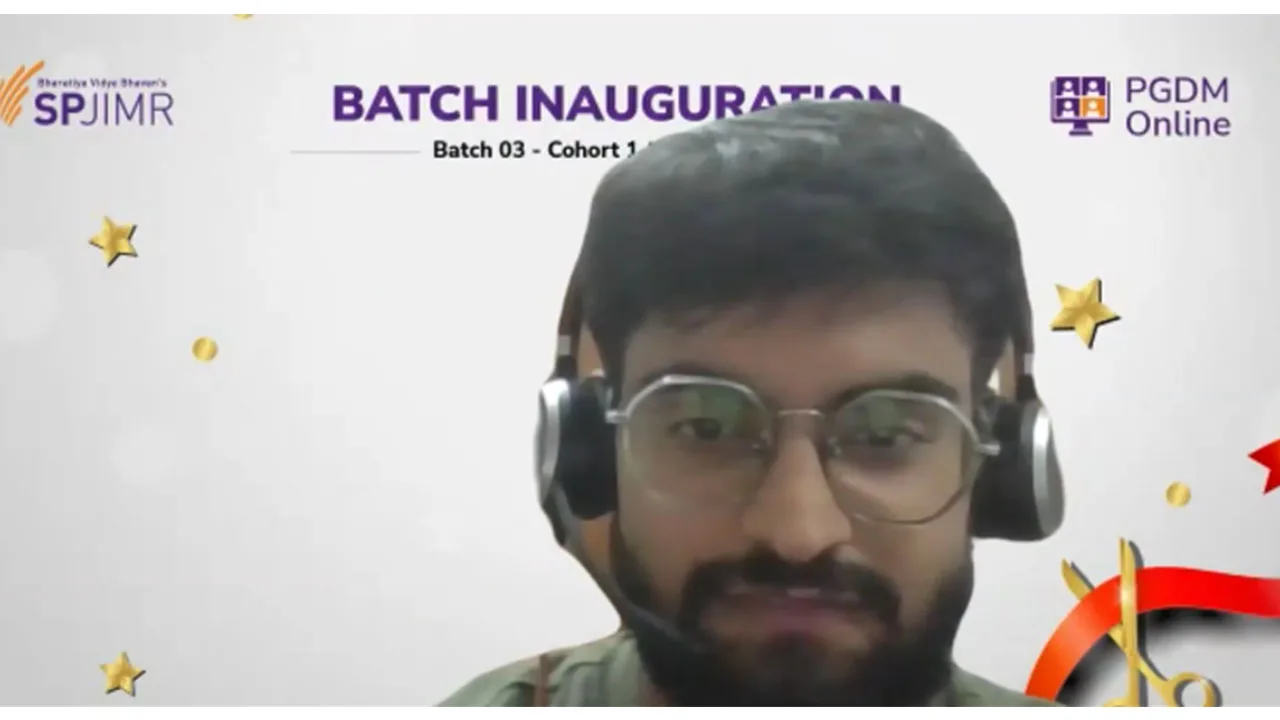 SPJIMR PGDM Online participants marking the beginning of a transformative journey for aspiring future leaders.