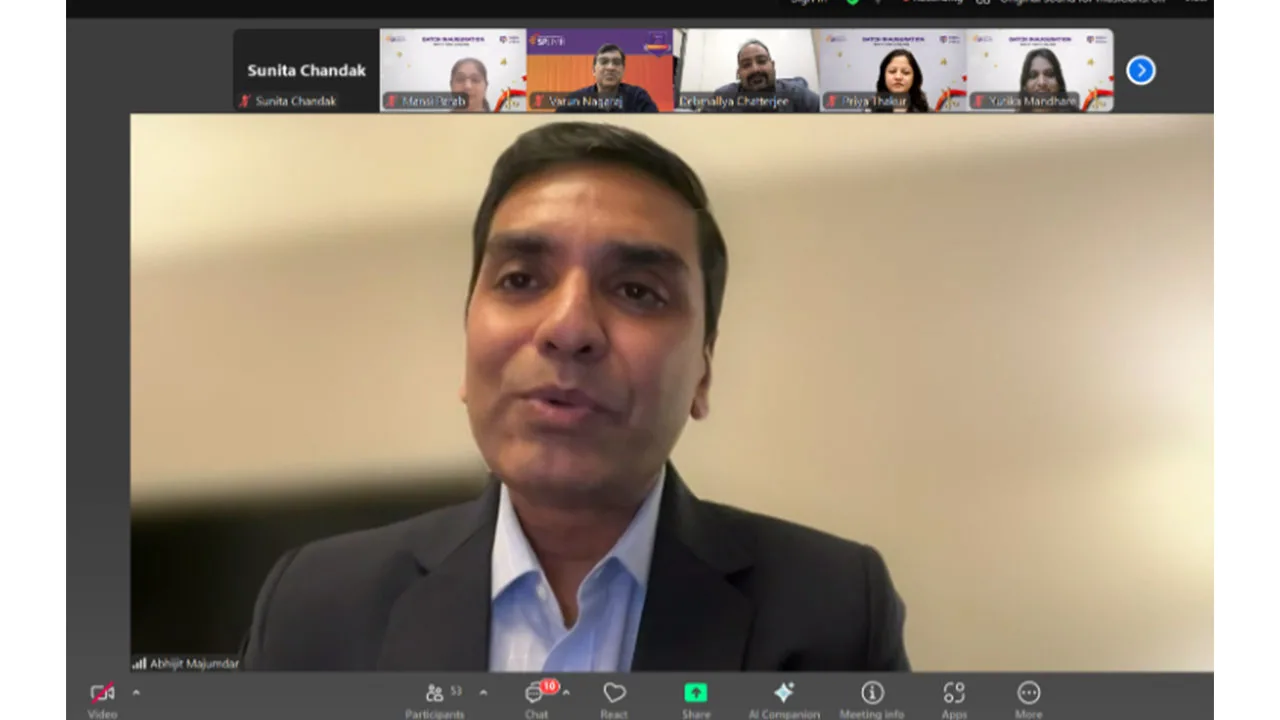 Chief guest Abhijit Majumdar, Partner and Digital Strategy Consulting Leader at PwC India.