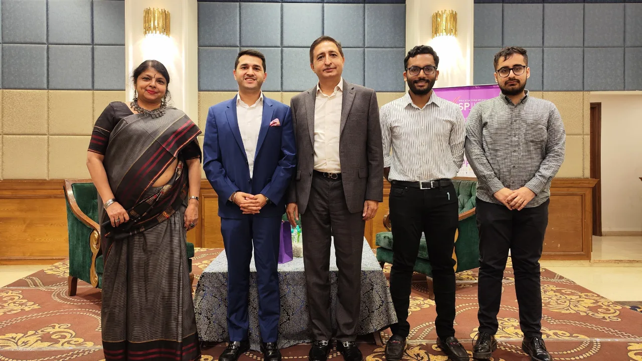 Participants with Prof. Tulsi at Chandigarh immersion.