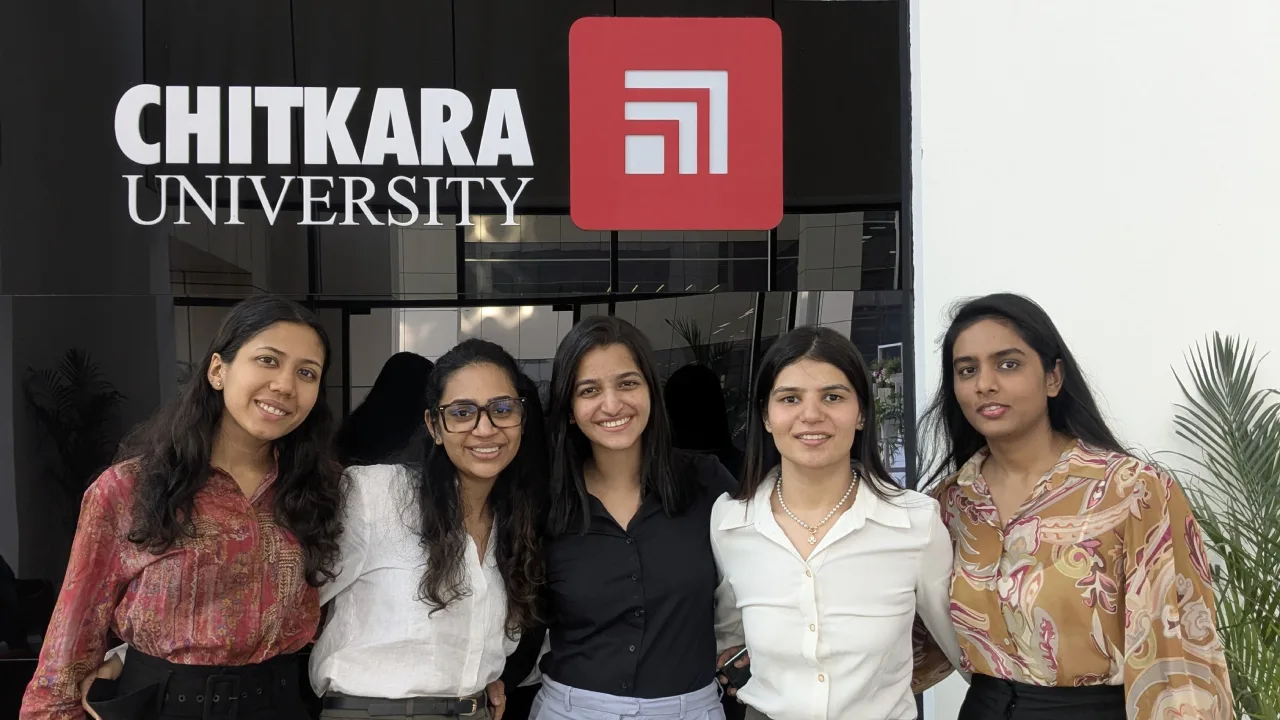 SPJIMR’s PGPFMB batch 36 participants at Chitkara University.