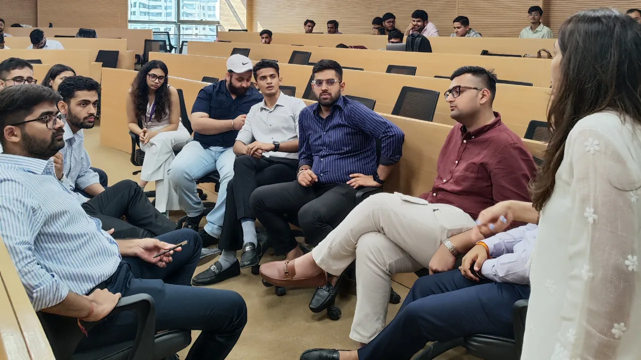 Members of the Mohali Industries Association engaging with PGPFMB participants on industry growth.