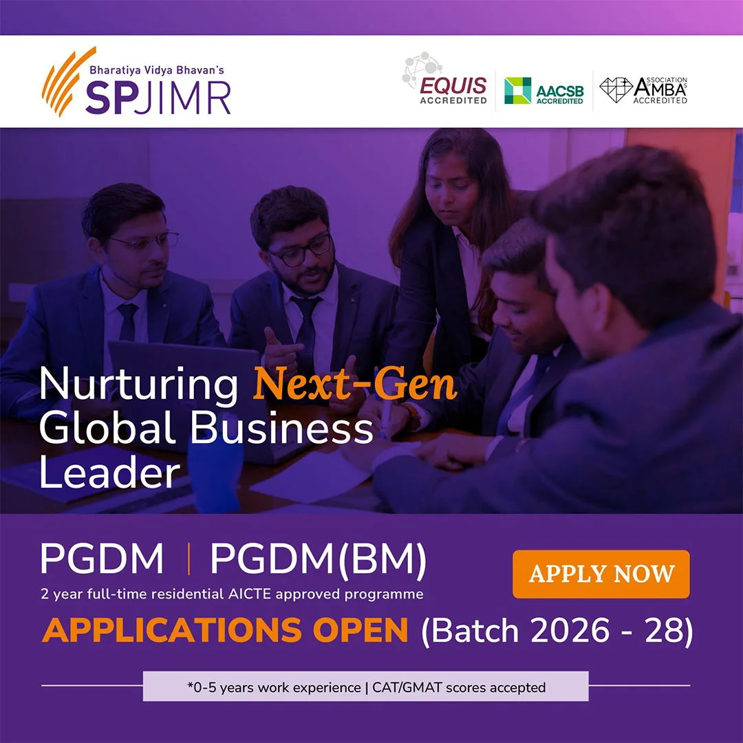 Applications open for PGDM and PGDM (BM)