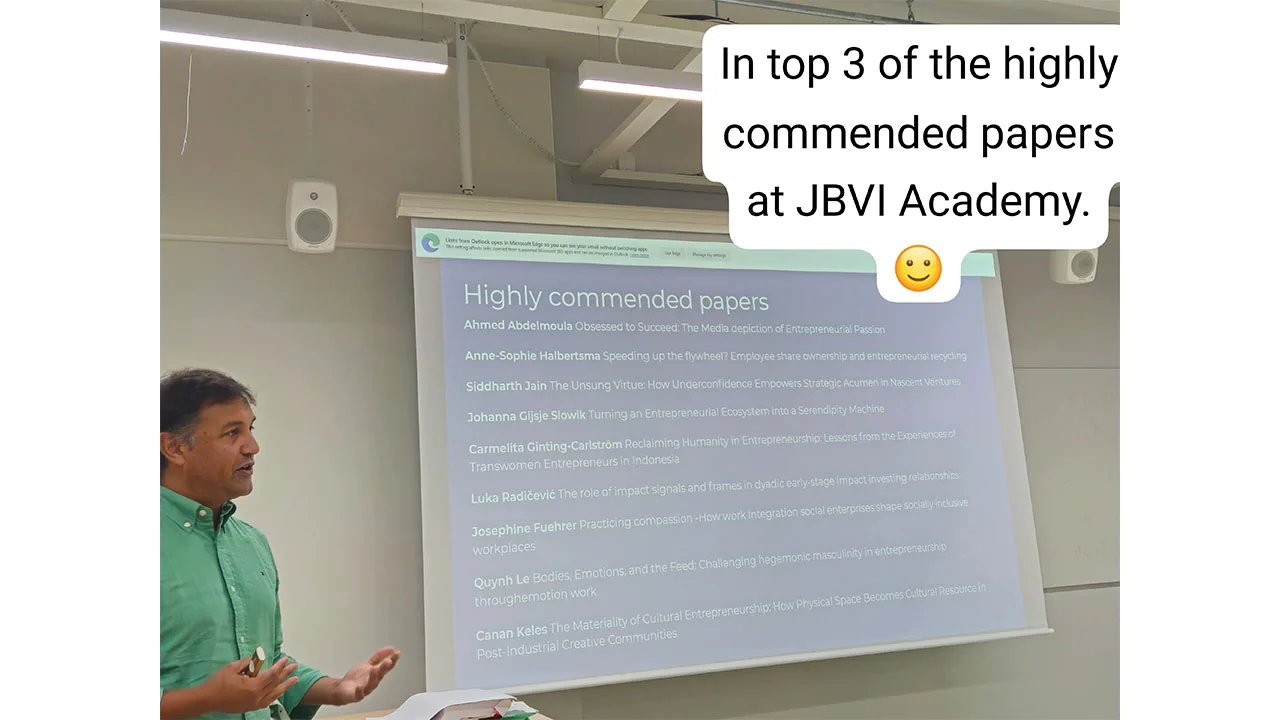 Lessons from the 2025 JBVI Entrepreneurship Academy, Aalto University