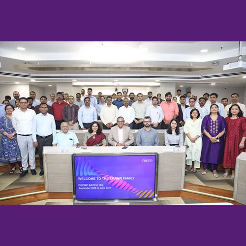 SPJIMR welcomes PGEMP batch 103