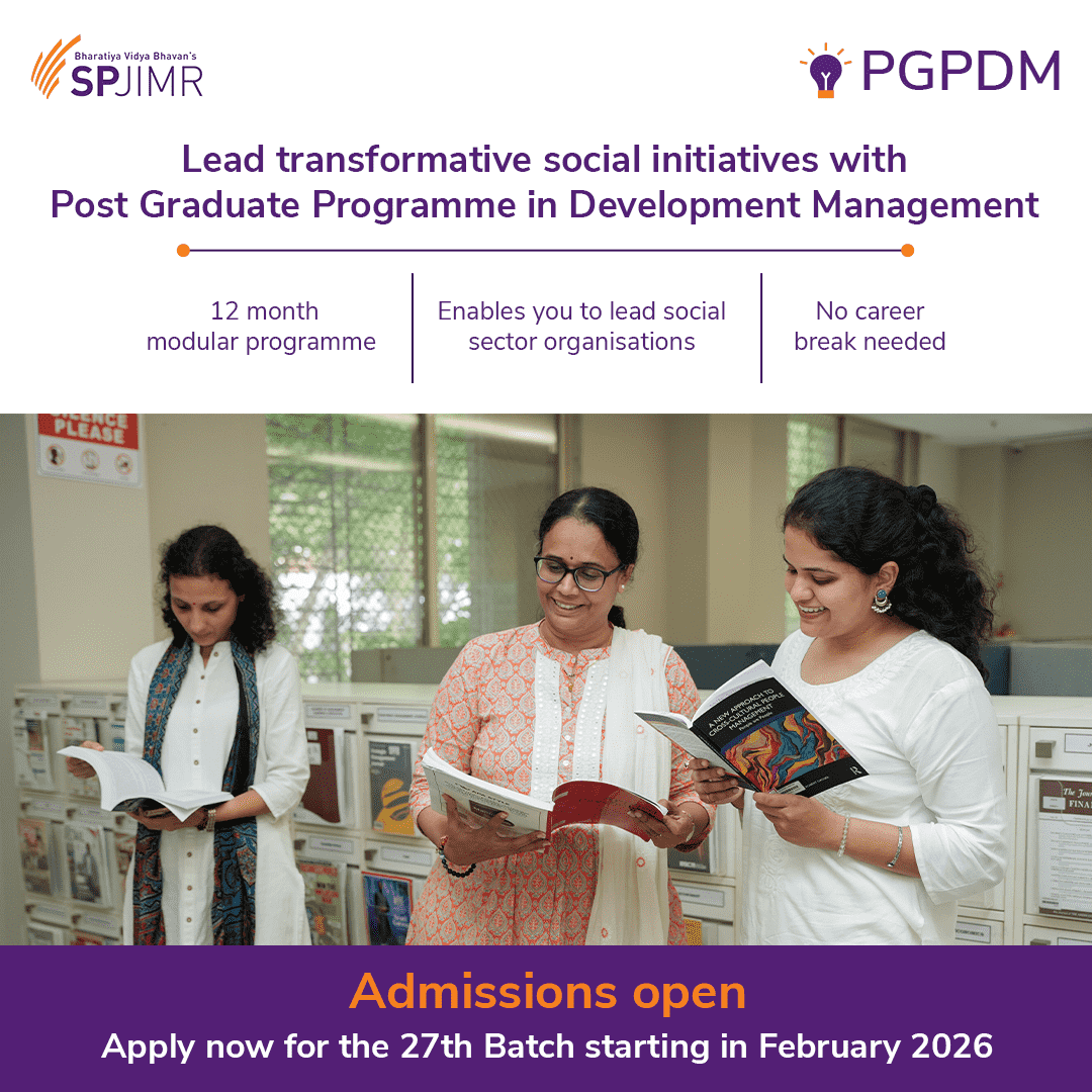 PGPDM admissions open
