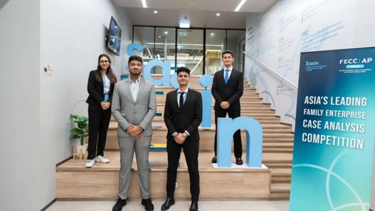 SPJIMR’s FMB team at the Sasin Family Enterprise Case Competition – Asia Pacific 2025