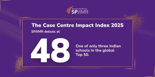 SPJIMR debuts in the Top 50 of the Case Centre Impact Index 2025