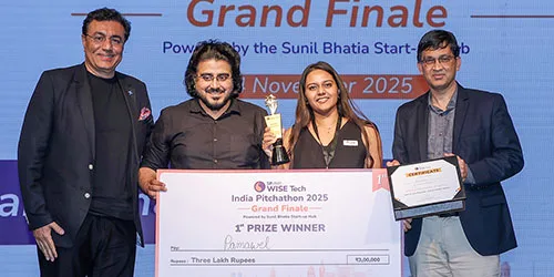 SPJIMR strengthens India’s start-up ecosystem through the WISE Tech India Pitchathon