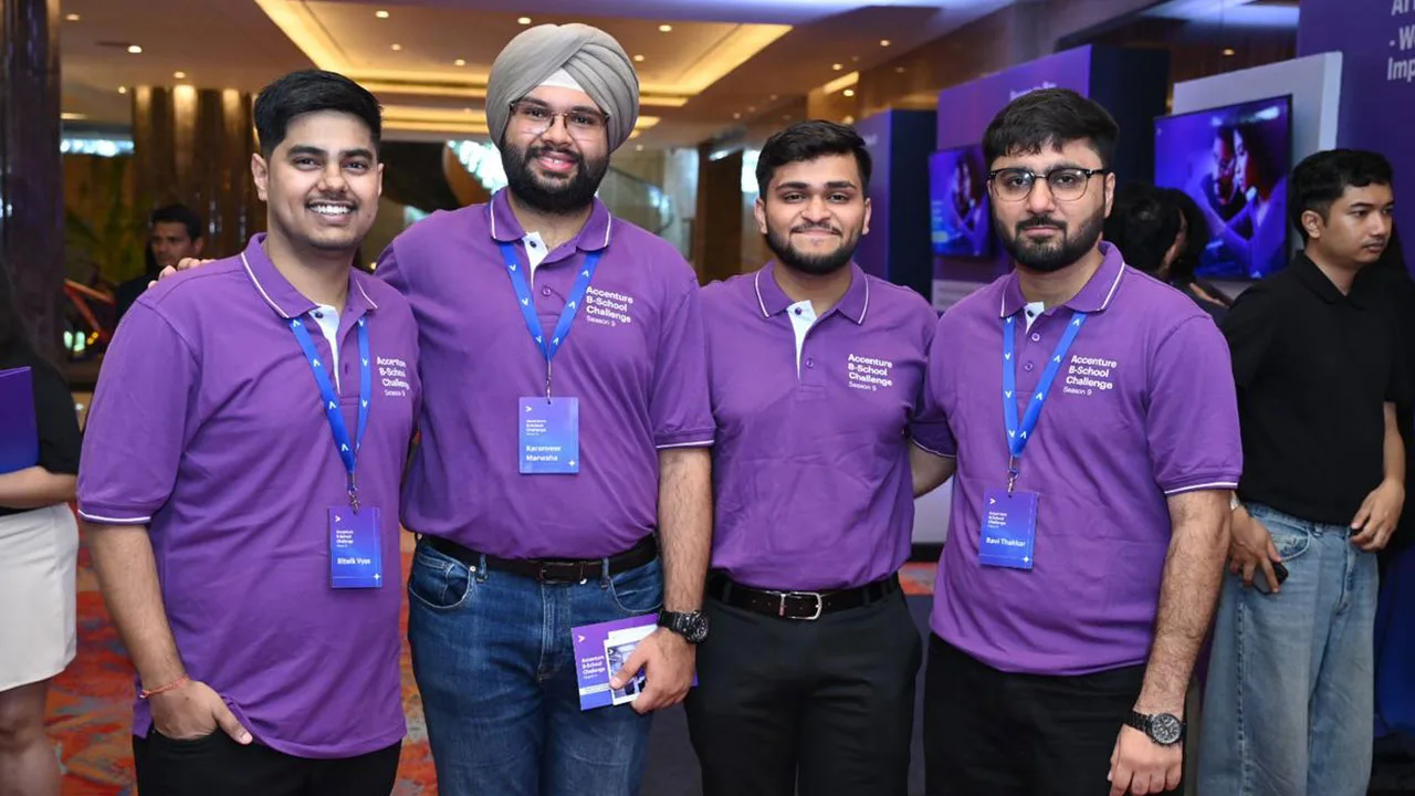 SPJIMR team emerges victorious at Accenture B-School Challenge Season 9