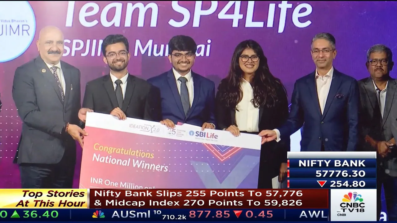 SPJIMR team wins SBI Life's national case competition