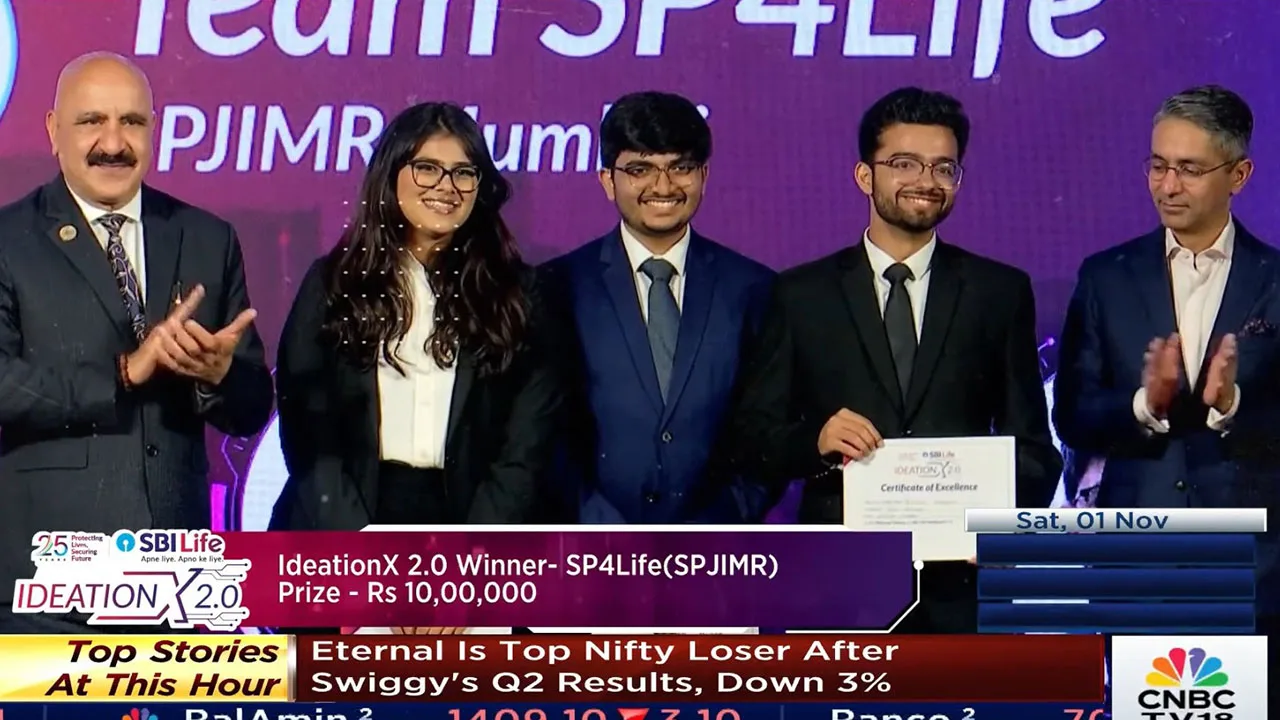 SPJIMR team wins SBI Life's national case competition