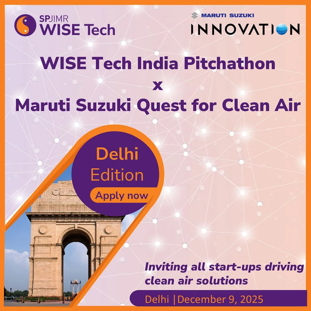 WISE Tech India Pitchathon – Delhi Edition