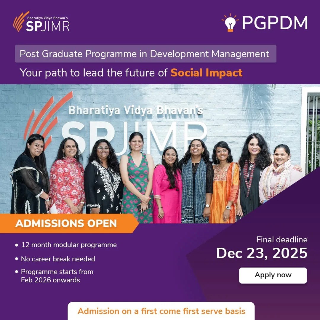 PGPDM admissions open