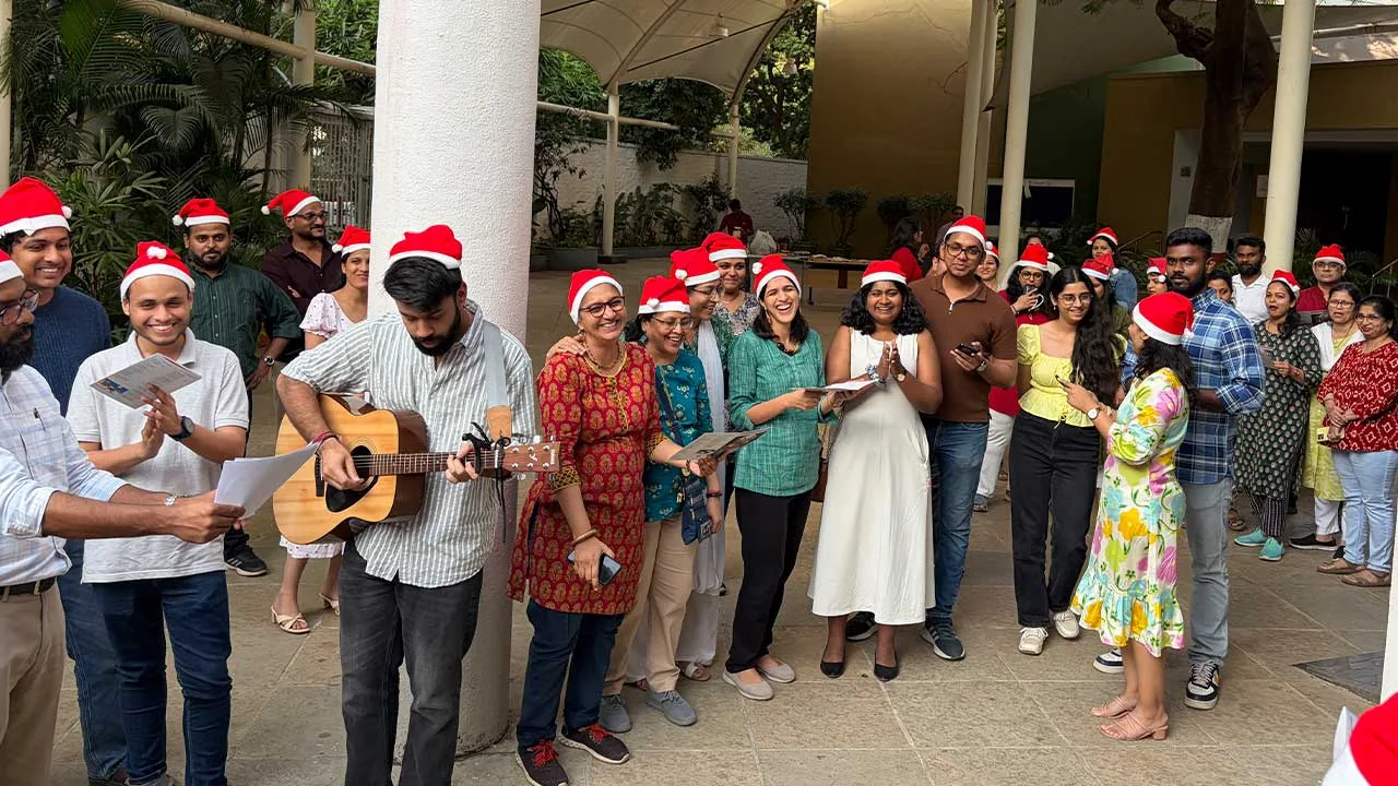 SPJIMR celebrates Christmas with warmth and togetherness