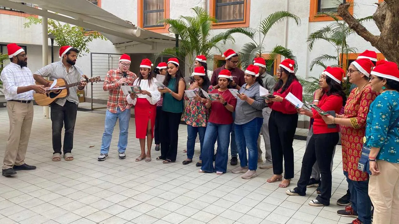 SPJIMR celebrates Christmas with warmth and togetherness