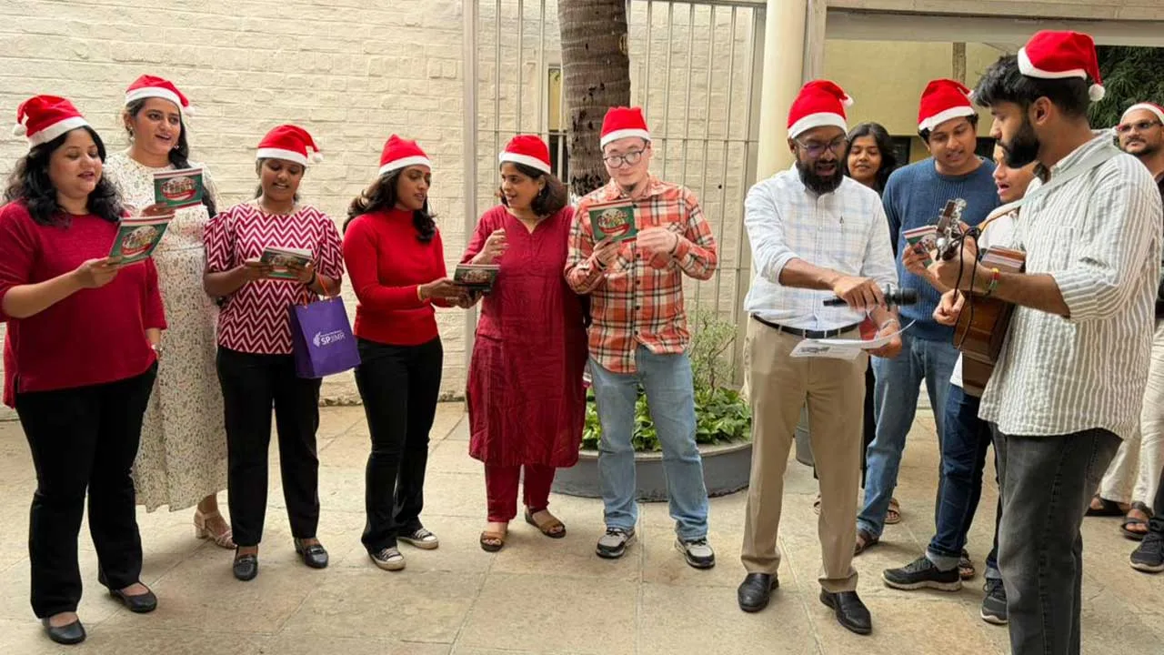 SPJIMR celebrates Christmas with warmth and togetherness