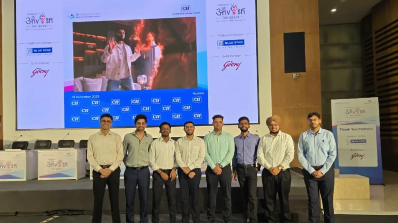 SPJIMR participants win the national manufacturing quiz 2025.