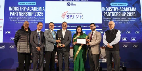 SPJIMR wins Platinum at CII Industry