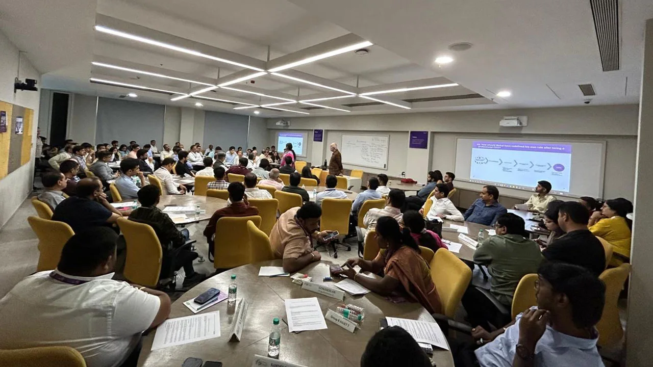 Interactive session during the SPJIMR PGPFMB mentoring programme.