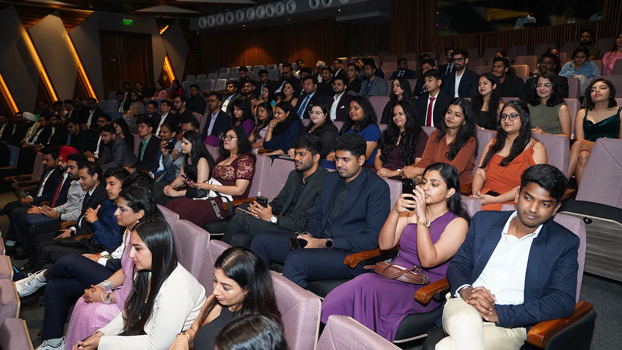 PGPM batch 21 participants attending their farewell ceremony at SPJIMR.