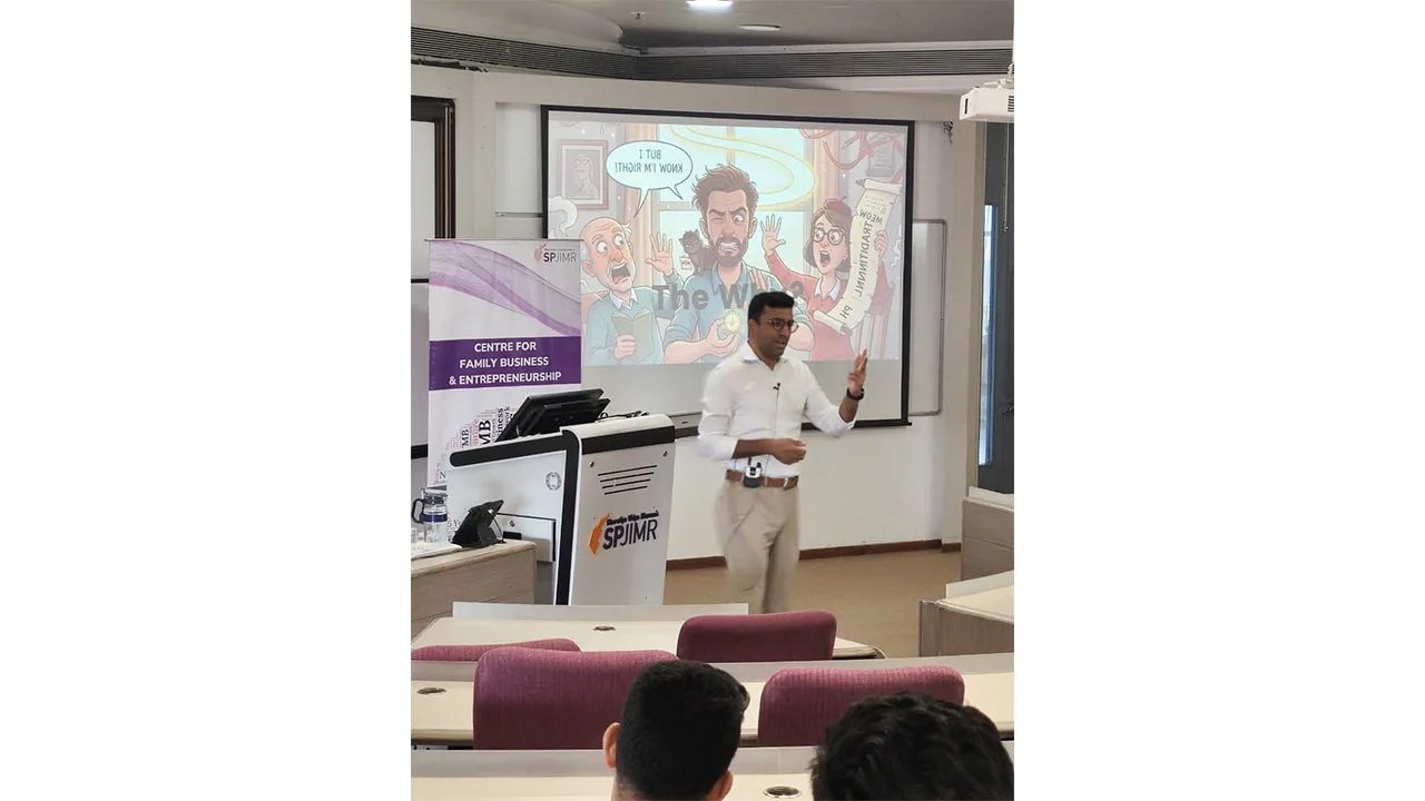 Weekend to wake-up call: Vikram Chheda at the Exemplar workshop