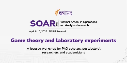 SPJIMR Summer School in Operations and Analytics Research 2026